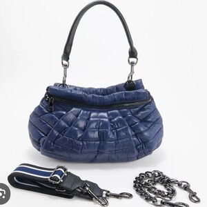 Think Royln Navy Quilted Women's Bag NEW